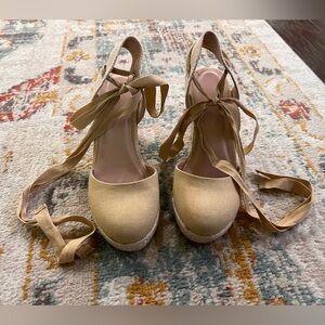 Womens espadrille wedges